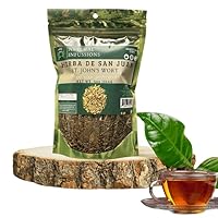 Te Herbal Hierba de San Juan 4oz - Herbal Tea (St. John's Wort Flower Tea), Stand Up Resealable Bag, 100% All Natural Fresh Tea