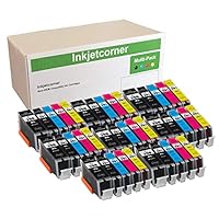 Inkjetcorner Compatible Ink Cartridges Replacement for PGI-250XL CLI-251XL PGI-250 CLI-251 for use with iX6820 MX922 MG5620 MG6620 MG5520 MX722 MG6420 (40-Pack)