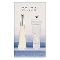 Issey Miyake L'eau d'Issey for Women 2 Piece Set Includes: 3.3 oz Eau de Toilette Spray + 2.6 oz Moisturizing Body Cream