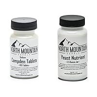 North Mountain Supply Campden Tablets (100 Tablets) & Yeast Nutrient (3.5 Ounce) Home Brewing Bundle