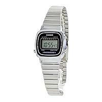 CASIO LA670WA-1JF Women's Casio Standard Silver Digital Watch