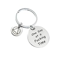 Sobriety Keychain with Motivational Gifts New Beginnings Gift