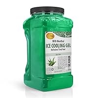 Spa Redi Aloe Ice Cooling Gel, 1 Gallon Size - Relieves Tired, Aching Feet