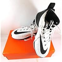 TCU Issued NIKE Rize TB Promo Size 11 Men's Basketball Shoe White/White-Black - College Game Used