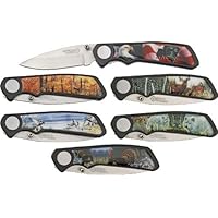 American Hunter Wildlife 6 Pc Pocket Knife Set