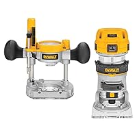 DEWALT Router Fixed/Plunge Base Kit, Variable Speed, 1.25-HP Max Torque (DWP611PK)
