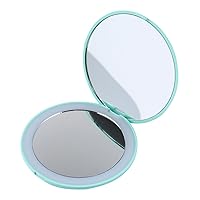 10 Times Magnifying Makeup Mirror LED Mirror Mini Mirror Light Makeup Magnification Makeup Tool Mini Mirror Travel Light Makeup Round Mirror Magnifying Glass Mirror Portable Mirror
