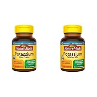 Nature Made Potassium Gluconate 550mg, 100 Tablets (Pack of 2)