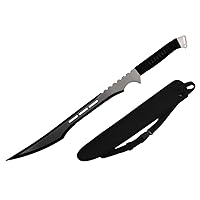Wartech K1020-45 Stainless Full Tang Blade Ninja Sword Knife Machete Sword with Sheath, 27