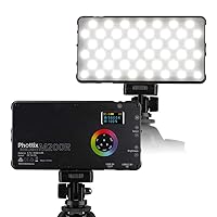 Phottix M200R RGB Light - Ultra-Thin and Portable LED Light Panel for Photo, Video, Mobile Phones and Cameras (PH81419)