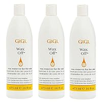Wax Off Wax Remover For The Skin 16 oz (3 Packs) GiGi Wax Off Wax Remover For The Skin 16 oz (3 Packs)