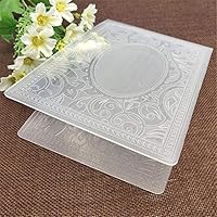 Oval Pattern DIY Plastic Embossing Folders for DIY Scrapbooking Paper Craft. Card Making Decoration Supplies