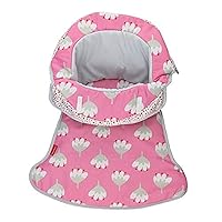 Replacement Seat Pad for Sit-Me-Up Floor Seat - GBL23 ~ Fisher-Price Baby Sit Me Up Seat ~ Replacement Seat Cover in Pink and White