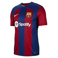 Nike 2023-2024 Barcelona Home Football Soccer T-Shirt Jersey Red