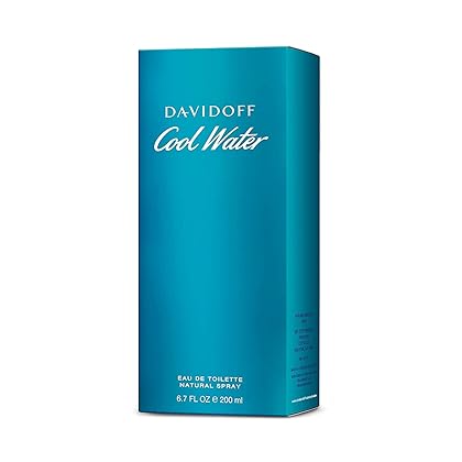 Davidoff Cool Water Eau de Toilette Spray for Men, 6.7 Fluid Ounce (Package may Vary)