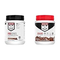 Pro Series Protein Powder Supplement,Knockout Chocolate,2 Pound,11 Servings,50g Protein & Genuine Protein Powder, Chocolate, 1.93 Pounds, 12 Servings, 32g Protein, 3g Sugar
