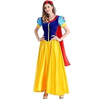 Women's Snow White Costumes Halloween Princess Costume Dress