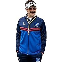 Ted Lesso Jason Jacket Mens Sudekis Brndan Hunt Blue Football Coach Track Suit Jacket | Ted Lasso Sports Jacket