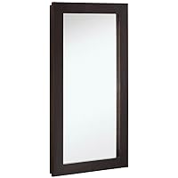 Design House 541326-ESP Ventura Medicine Cabinet 16-Inch Durable Espresso Assembled Frame Bathroom Wall Cabinet with Mirrored Door, 5