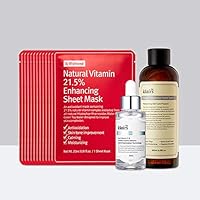 DearKlairs [wishtrend] 30 Days Skin Transformation Kit, Toner, Mild Vitamin C Drop & Vitamin C Sheet Mask