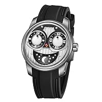 Luxury Men's Jorker Rubber Luminous Automatic Watch Creative Big Joker Dial Mechanical Wrist Watches Waterproof Sport Watch JM-JK