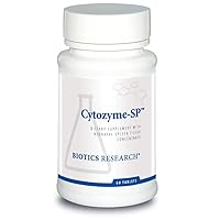 Biotics Research Cytozyme SP Neonatal Spleen. Supports Healthy Iron and Bilirubin Levels, Provides Immune Support, Supports Spleen Function, SOD, Catalase, Potent Antioxidant Activity 60 Tabs