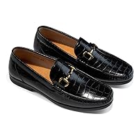 Mens Dress Loafers Shoes | Formal Fashionable Stylish Dress Driving Loafers Slip On Casual Shoes with Buckle | Suitable for Daily, Business & Wedding wear