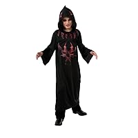 Halloween Concepts Child's Black and Red Devil Robe, Large
