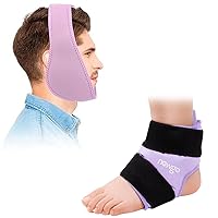 NEWGO Bundle of Jaw Ice Pack and Ankle Ice Pack Purple