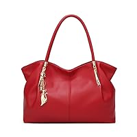 Women Hobo Tote Satchel Purse PU Leather Top-handle Handbags with Fox Pendant Shoulder Bag