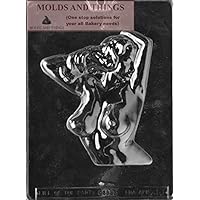 Lady's Torso Adult Chocolate Candy Mold with Copyrighted Molding Instructions