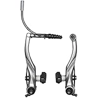 CNC V Brake Set, Bicycle Linear Pull V Brakes for Front/Rear Wheel, Long  Arm 110mm, Black …