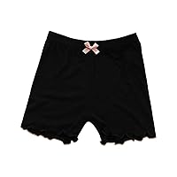 Size 16 Girls Clothes Trim Solid Color Bow Decorated Shorts Home Pants Leggings for 3 to 10 Years 5t Girls Shorts