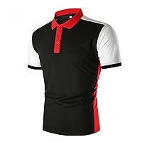 Men's Pique Polo Shirt Regular-fit Quick-Dry Modern Fit Printed Slim-fit Jersey Polo Jersey Fashion Designed Polo Shirt