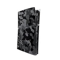 MightySkins Skin Compatible with Playstation 5 Slim Digital Edition Console Only - Black Camo | Protective, Durable, and Unique Vinyl Decal wrap Cover | Easy to Apply | Made in The USA