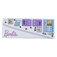 Mattel Replacement Parts for Barbie Doll Dreamplane Playset - GDG76 ~ Replacement Labels Sheet B ~ Labels 16-25, Pink, Purple, Blue, Gray