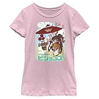 STAR WARS Visions Family of One Girls Short Sleeve Tee Shirt