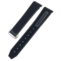 18mm 19mm 21mm Rubber Watchband 20mm Fit for Omega Sxwatch Speedmaster Seamaster 300 AT150 Women Men Silicone Watch Strap