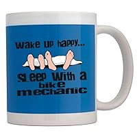 Wake up happy sleep with a Bike Mechanic Mug 11 ounces ceramic