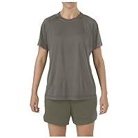 5.11 Tactical Women's Utility PT Workout Training Shirt, Moisture-Wicking Fabric, Style 31006
