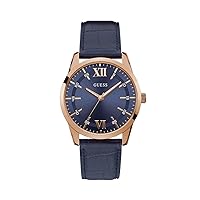 GUESS Theo Blue/Rose Gold Tone/Blue One Size