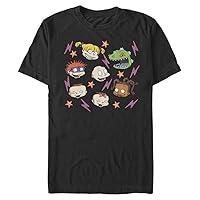 Nickelodeon Men's Big & Tall Rugrat Faces T-Shirt