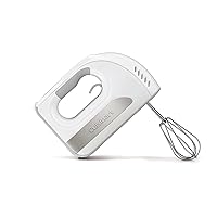 Cuisinart HM-8GRP1 8-Speed Hand Mixer with Blending Attachment, Gray,White