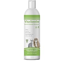 Vita-Soothe Aloe & Oatmeal Shampoo, Soothes, Moisturizes, Hypoallergenic for Itchy or Dry Skin for Ferrets, Rabbits, Dogs & Cats, 16 oz