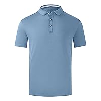 Polo Shirts for Women UK Solid Color Quick Dry Ladies Golf Clothing Short Sleeve Shirt Stand Collar with Half Buttons Women's Polos Sports Tennis Tops Oversize Loose for Outdoor Summer