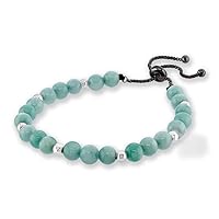Believe London® Aquamarine Stone Bracelet With Jewelry Bag & Meaning Card | Strong Elastic | Precious Natural Stones Crystal Healing Gemstone Men Women Meditation