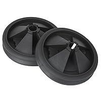 2Pcs Garbage Disposal Splash Guard, Upgraded Removable Quiet Silicone for InSinkErator 87mm Outer Diameter Sink Baffle Drain Cover, Garbage Disposal Splash Guards Kitchen Sink Drain Guard Stopper