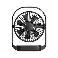 USB Desk Fan 4 Quiet Speed Table Fan USB Cooling Fan Desktop Fan for Office