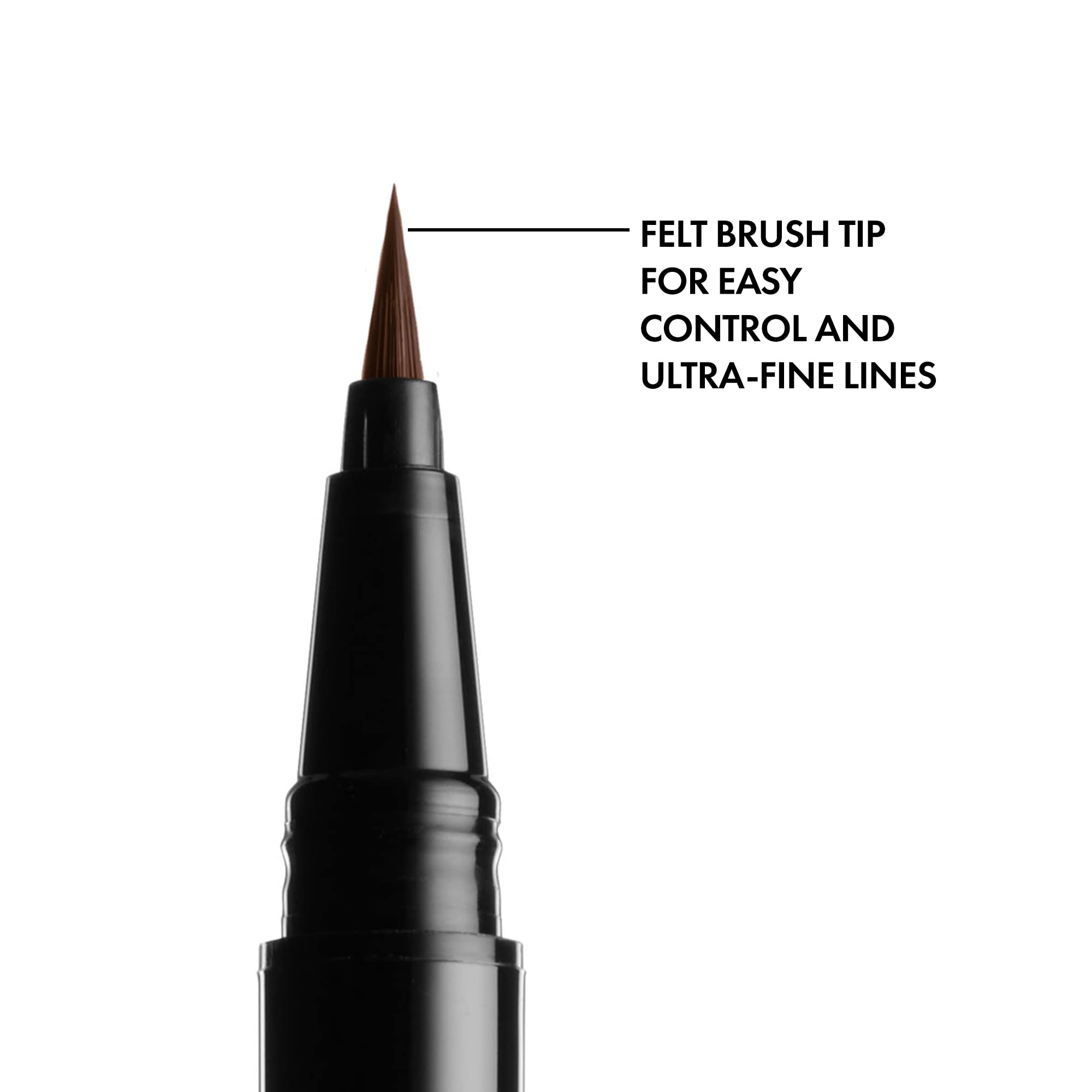 NYX PROFESSIONAL MAKEUP Epic Ink Liner, Waterproof Liquid Eyeliner - Brown, Vegan Formula
