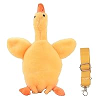 Opexicos 1Pcs Cute Crossbody Duck Bag Cartoon Animal Shoulder Bag Fluffy Bag For Gift, Yellow